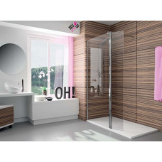 Panel fijo de ducha + puerta abatible Serie 300